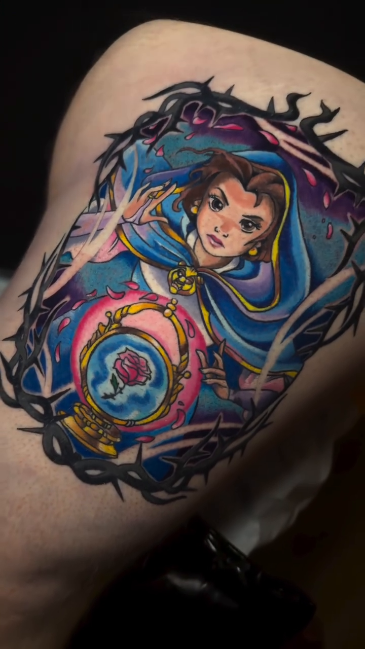 Tattoo by @xxsashafontainexx — neo_traditional, anime