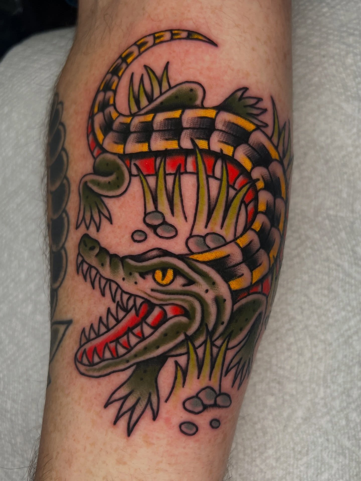 Tattoo by @peteherg — american_traditional