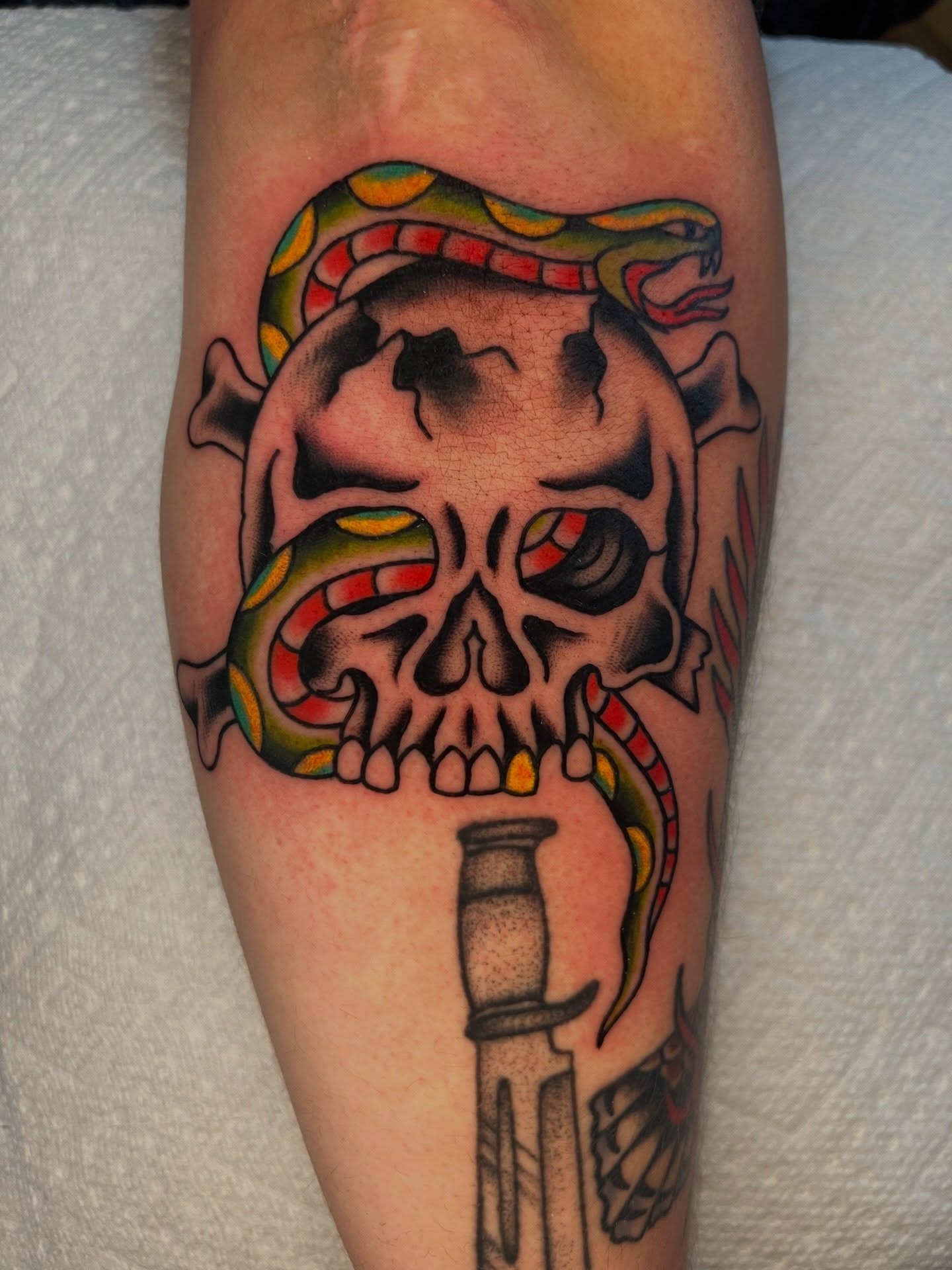 Tattoo by @peteherg — american_traditional