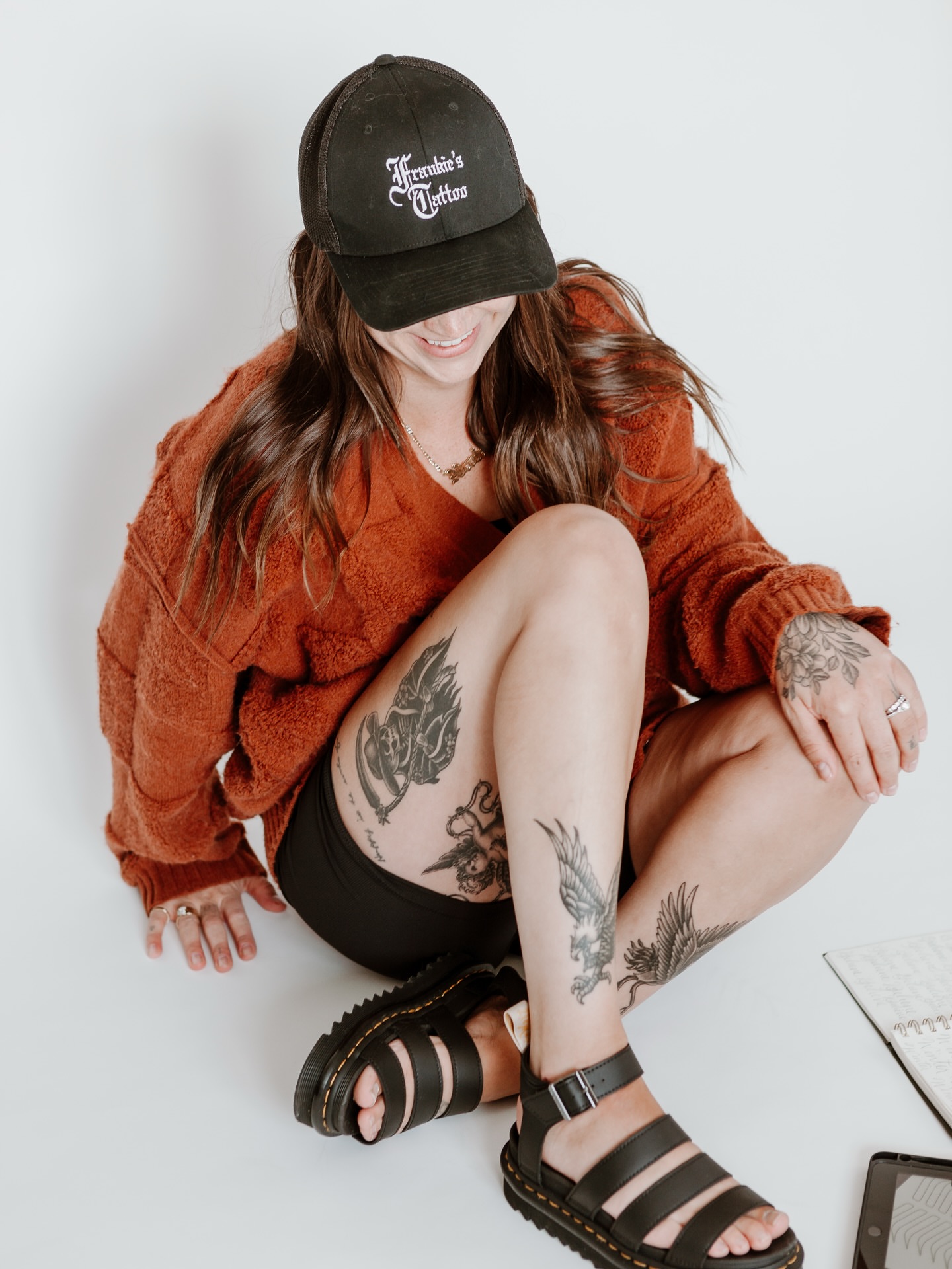 Flame and leaves American traditional tattoo on the thigh by Nicole Libretti ✶ Tattoo ✶ Hvny