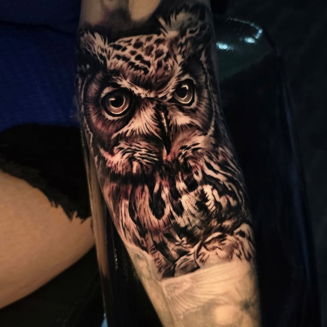 Tattoo by @drutattoo — realism, black_and_grey