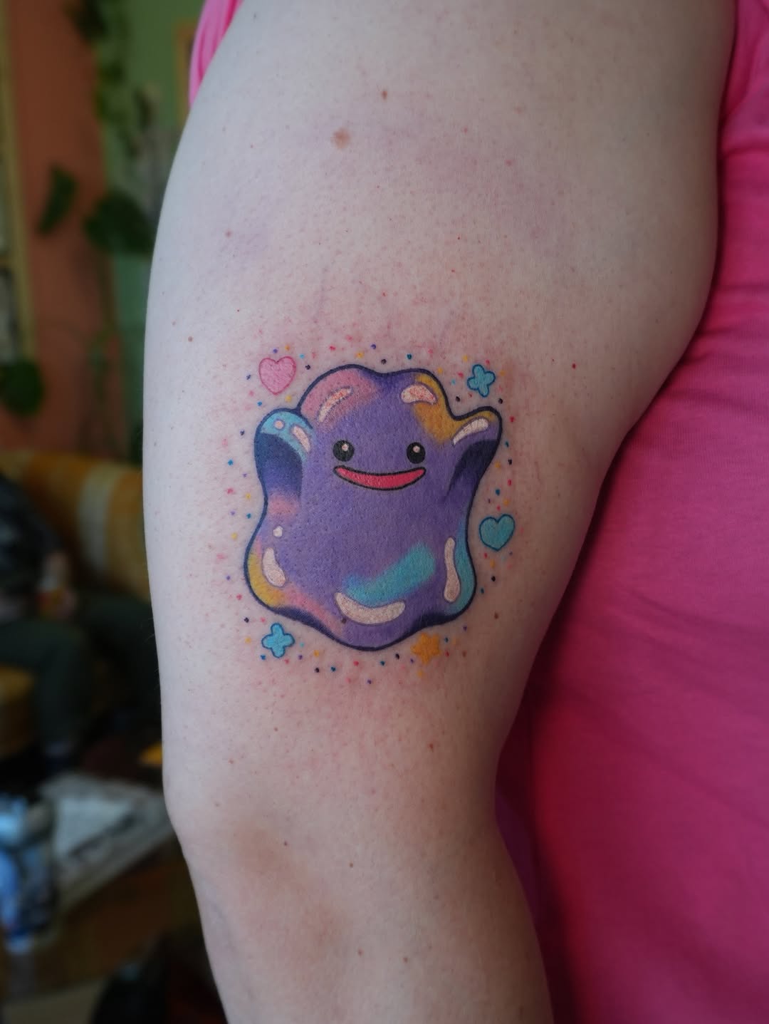 Tattoo by @someonesweirdsister โ new_school, anime