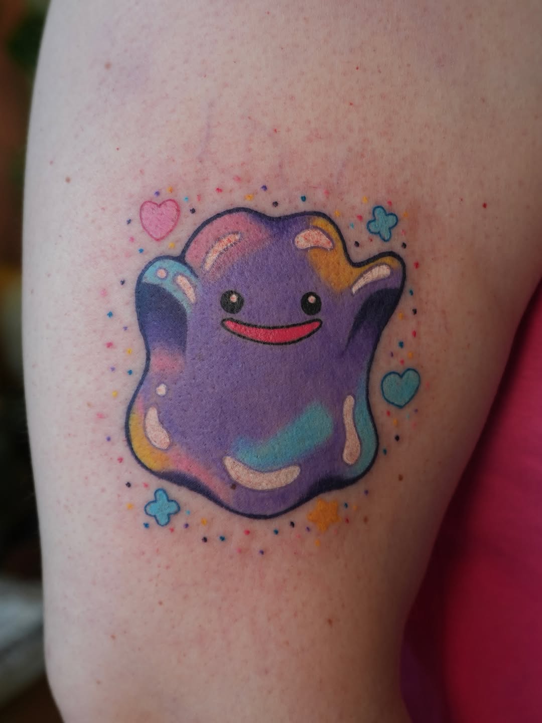 Tattoo by @someonesweirdsister โ new_school, anime