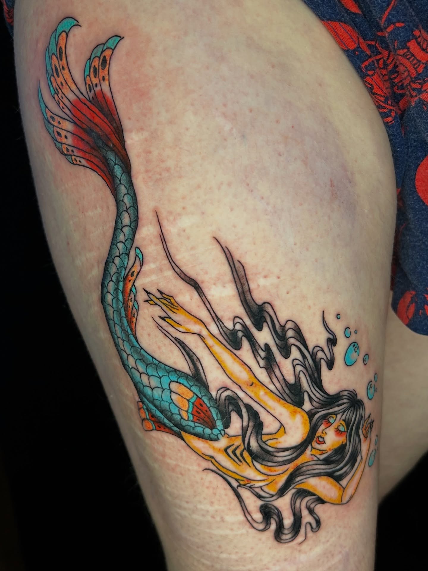 Tattoo by @dirtyblackboots — american_traditional, illustrative