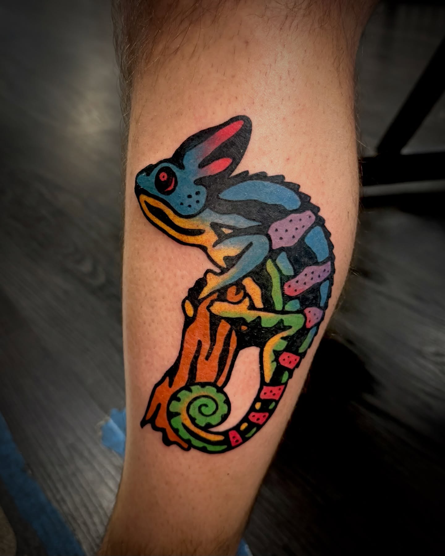 Tattoo by @weaponix — new_school, geometric