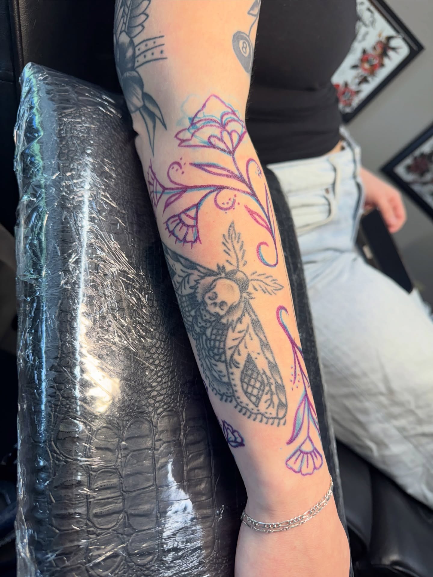 Tattoo by @josselynraetattoo — american_traditional, dotwork
