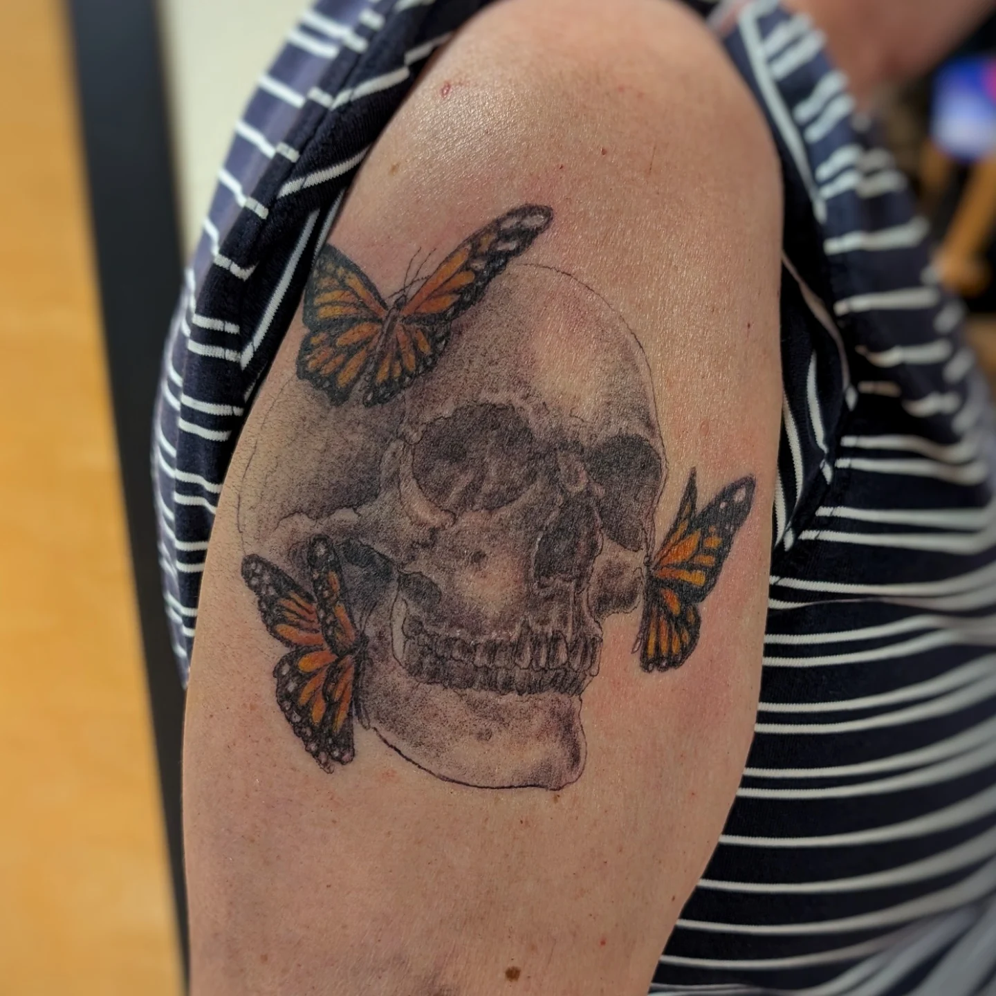 Tattoo by @graffitilostpdx โ realism, dotwork