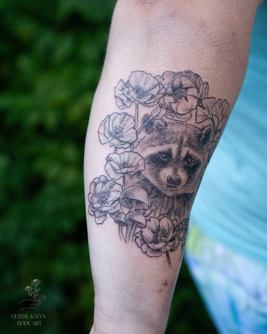 Tattoo by @quinnekalynbodyart — realism, black_and_grey