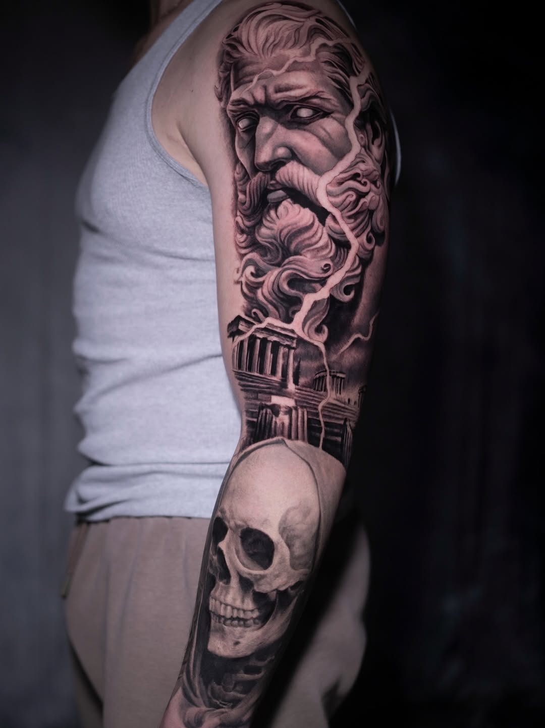 Tattoo by @andrea_fiorenza — realism, black_and_grey
