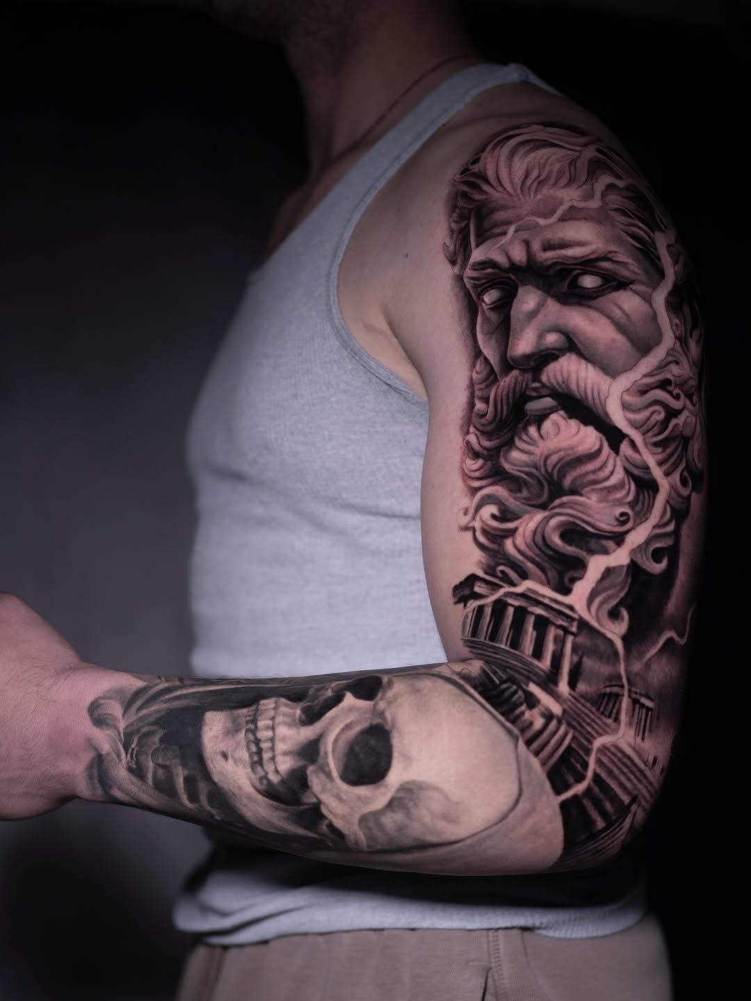 Tattoo by @andrea_fiorenza — realism, black_and_grey