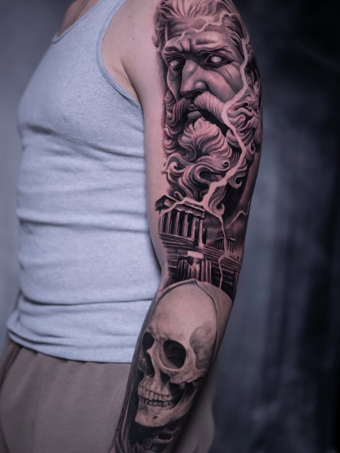 Tattoo by @andrea_fiorenza — realism, black_and_grey
