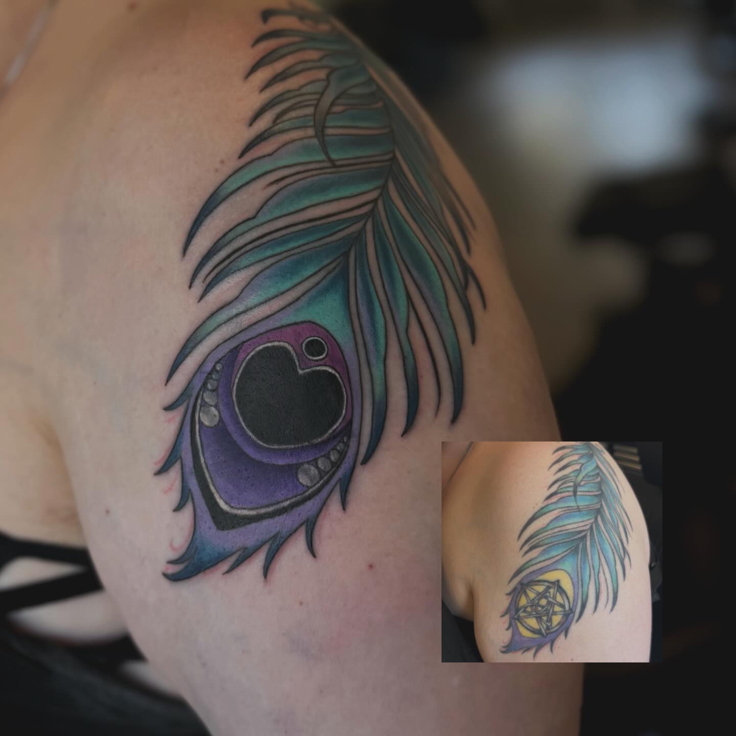 Tattoo by @hannahleetattoos — dotwork, realism