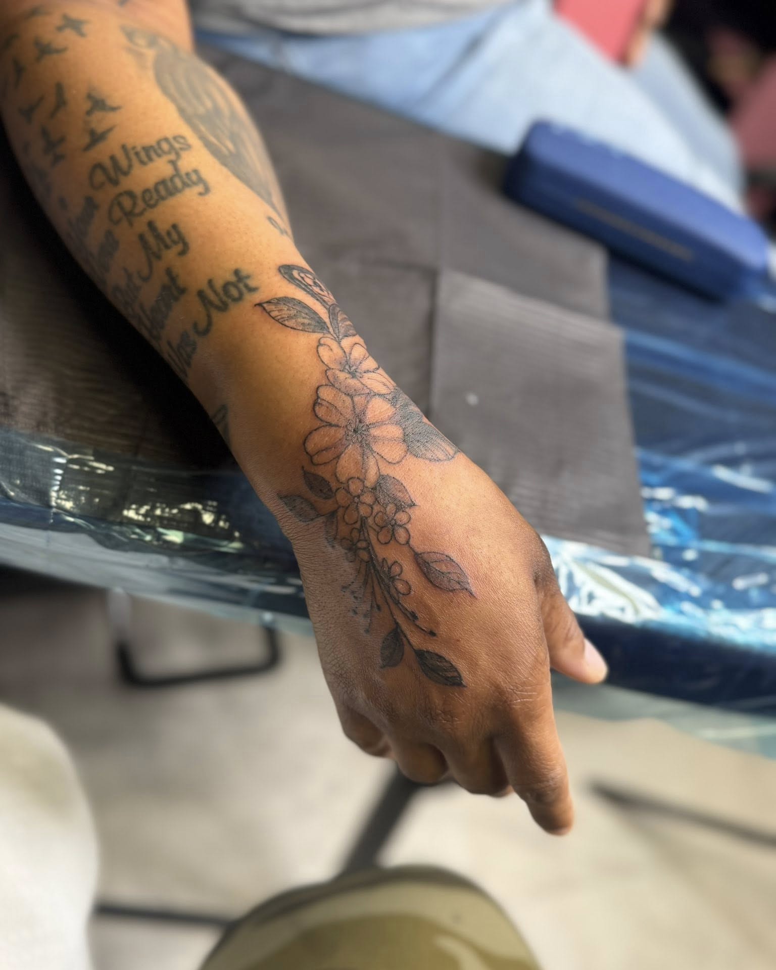 Tattoo by @iamsheinks — black_and_grey