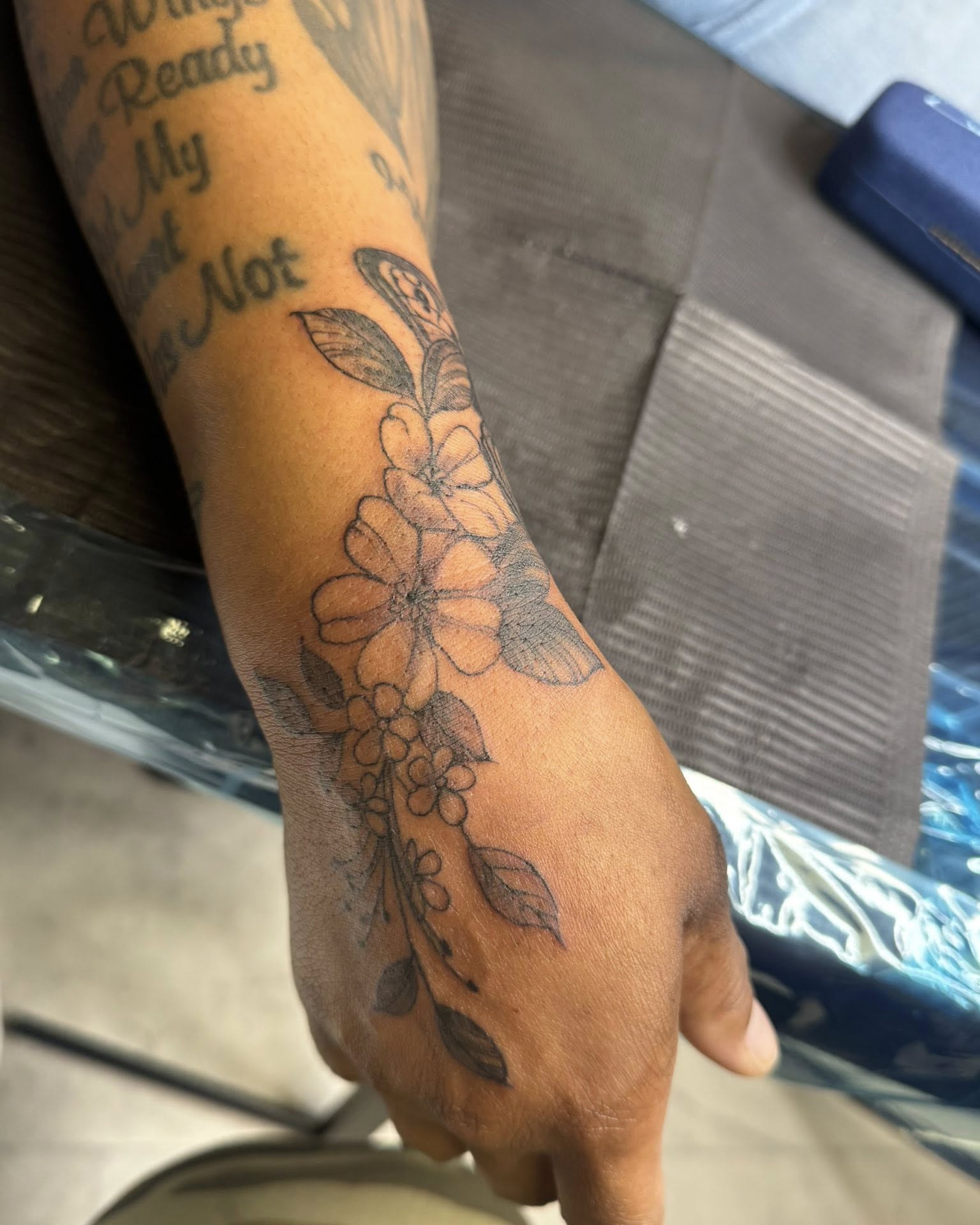 Tattoo by @iamsheinks — black_and_grey