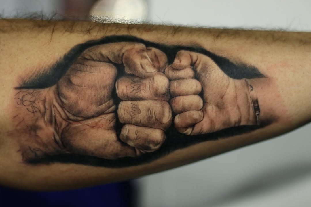 Tattoo work at Knoxville Tattoo Convention