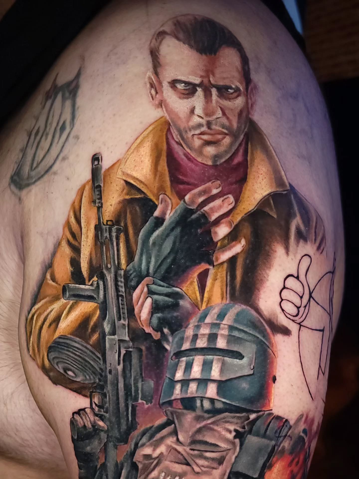 Tattoo by @banxamilli — realism, dark_realism