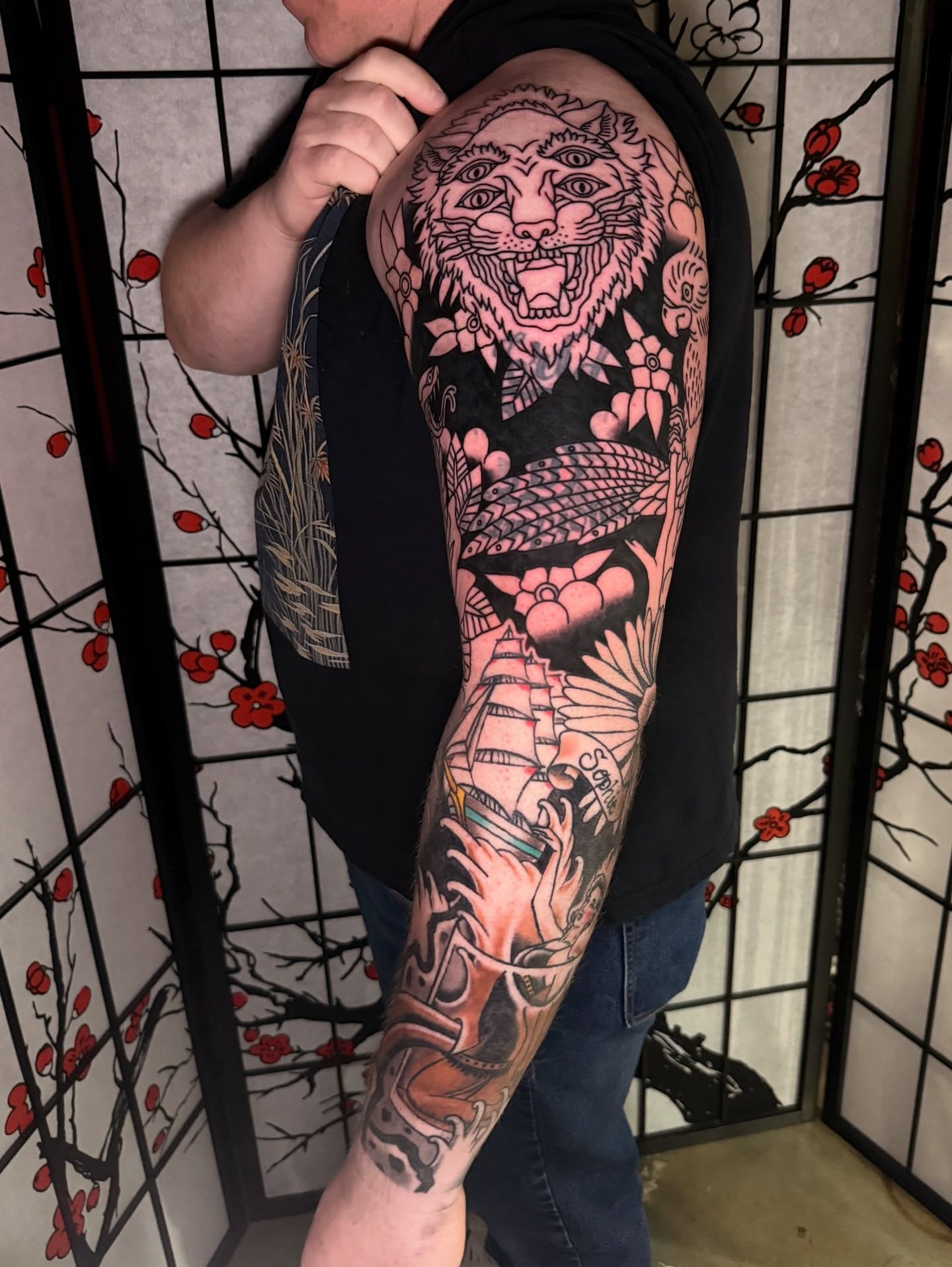 Tattoo by @robfehrman — american_traditional, black_and_grey