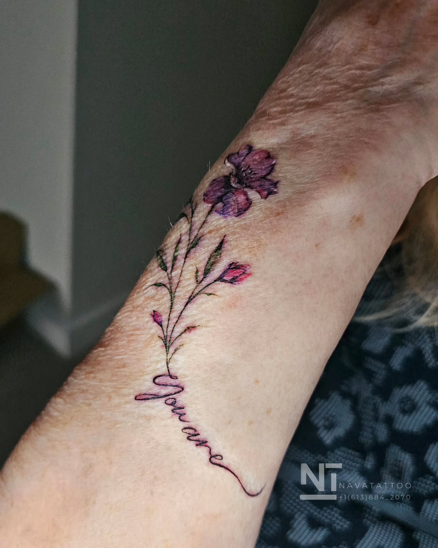 Tattoo by @navatattooo — watercolor