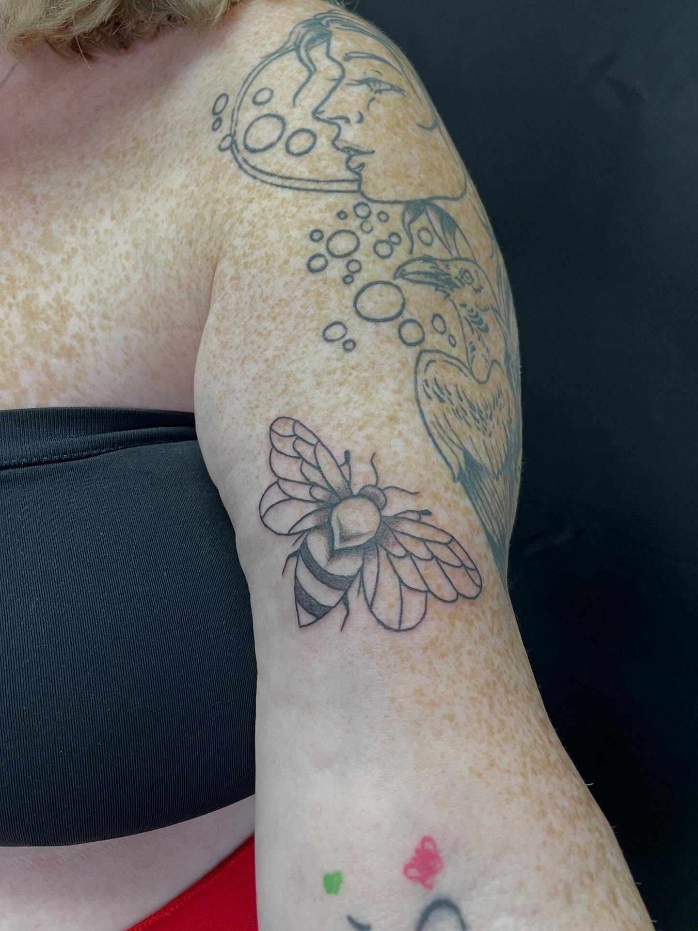 Tattoo by @artbyjessieb — black_and_grey