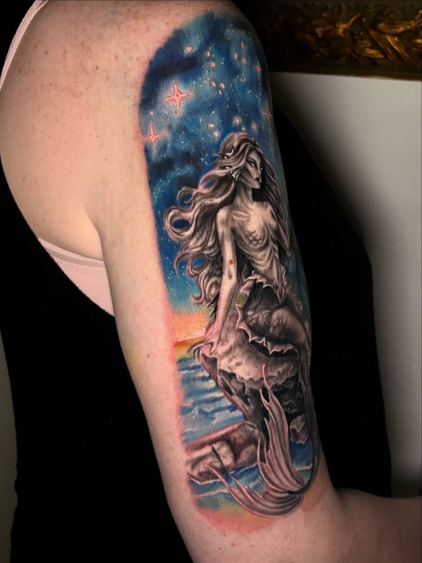 Tattoo by @hbones_artistry — realism, dark_realism