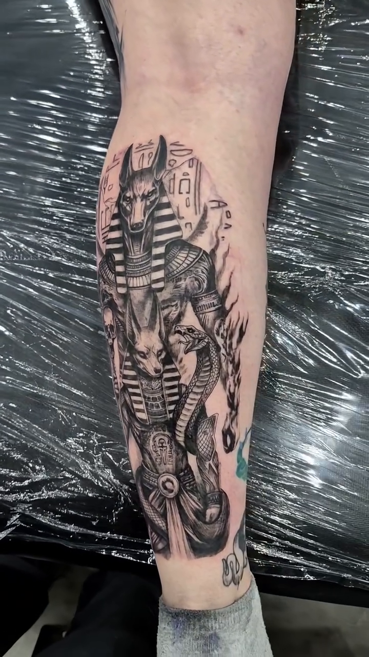 Tattoo by @cjones.collection — black_and_grey, realism