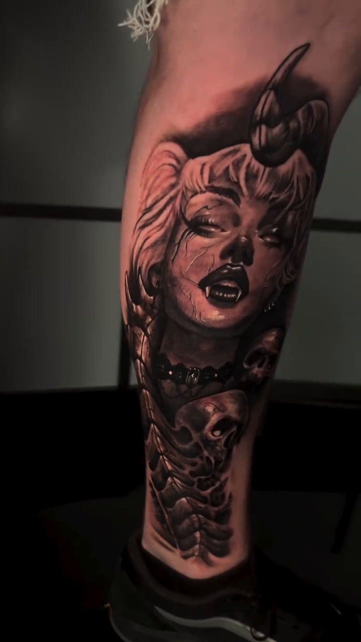 Tattoo by @benzo_ink — black_and_grey, realism