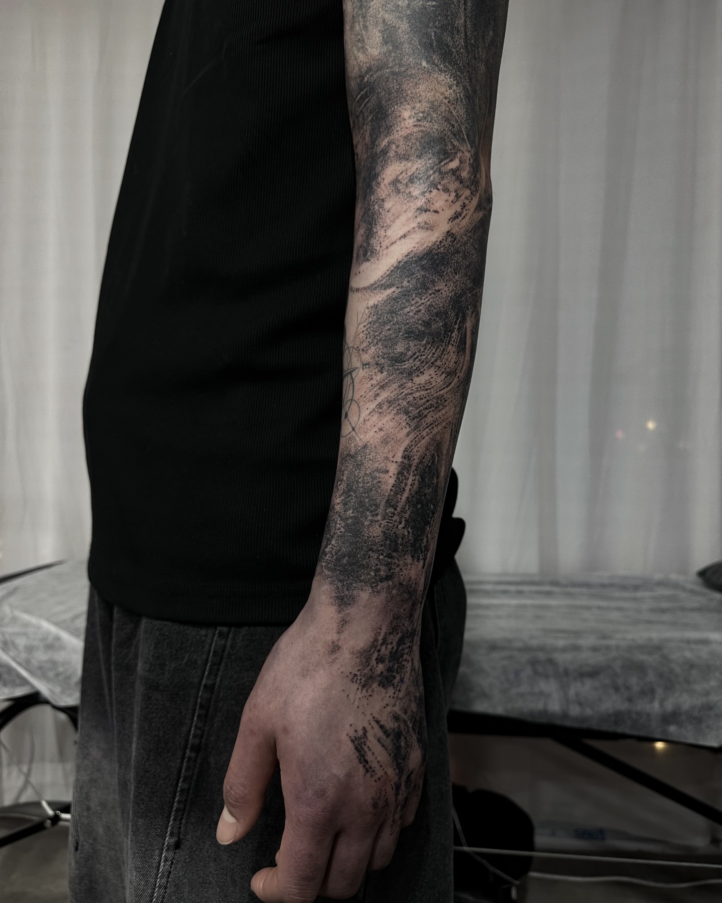 Tattoo by @9ti_________ — dotwork