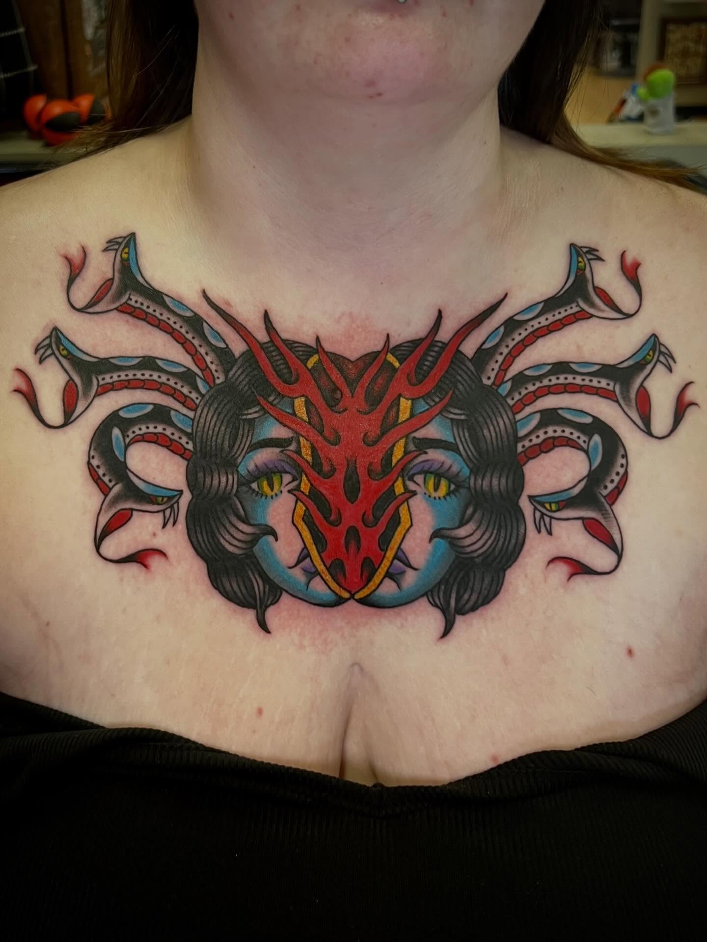 Tattoo by @minnesota_mitch_tattoo — american_traditional, dotwork