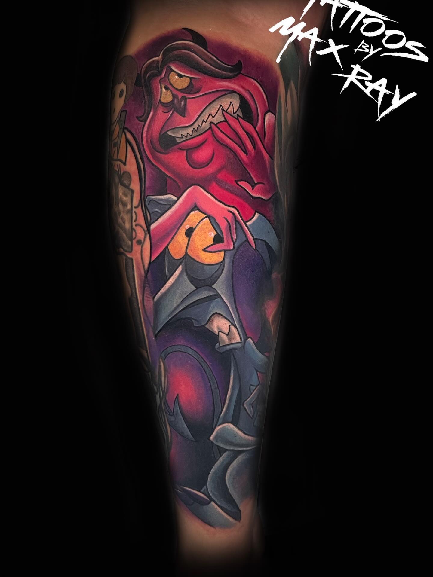 Tattoo by @maxraytattoos — dark_realism
