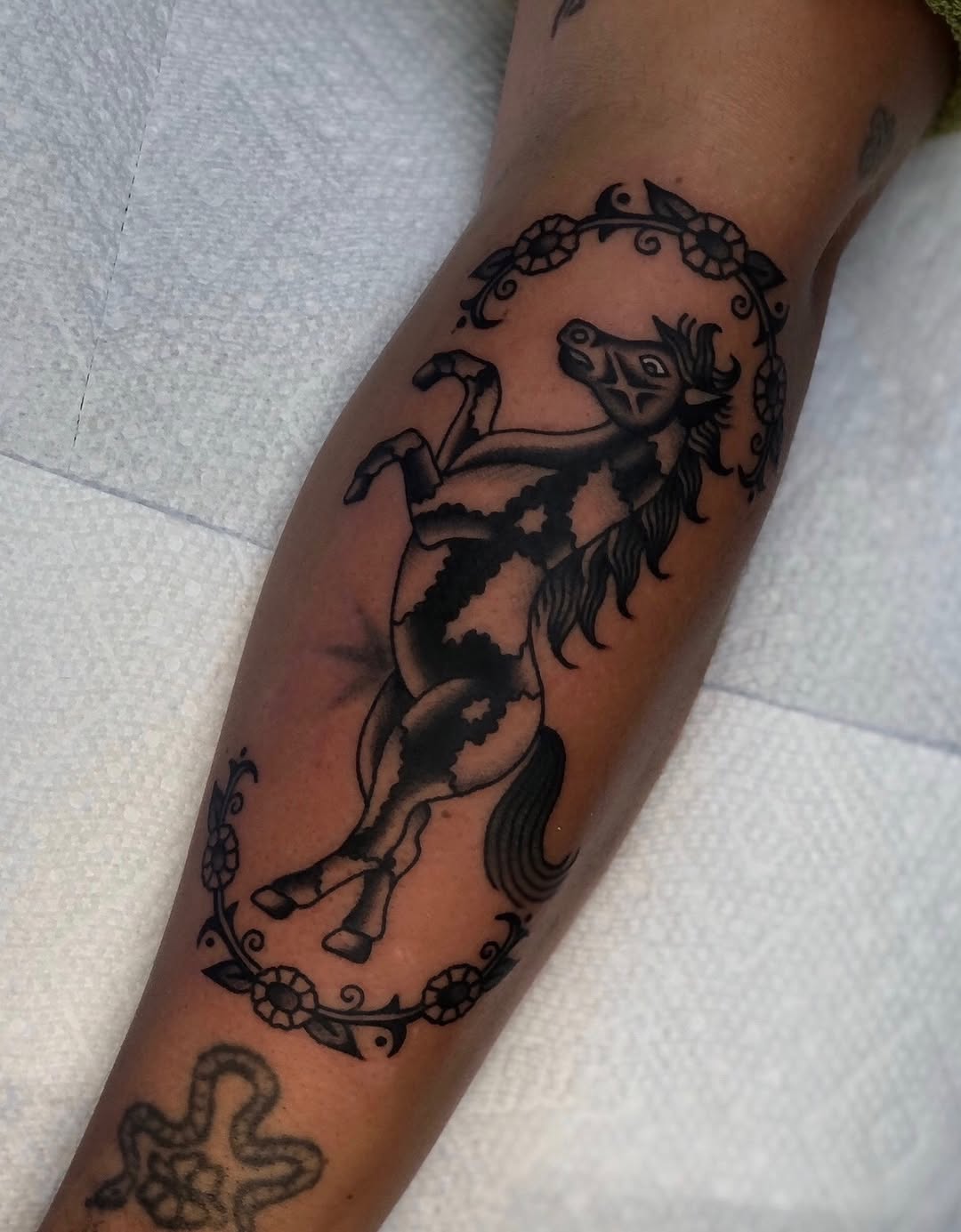 Tattoo by @badlittleyou โ american_traditional, black_and_grey