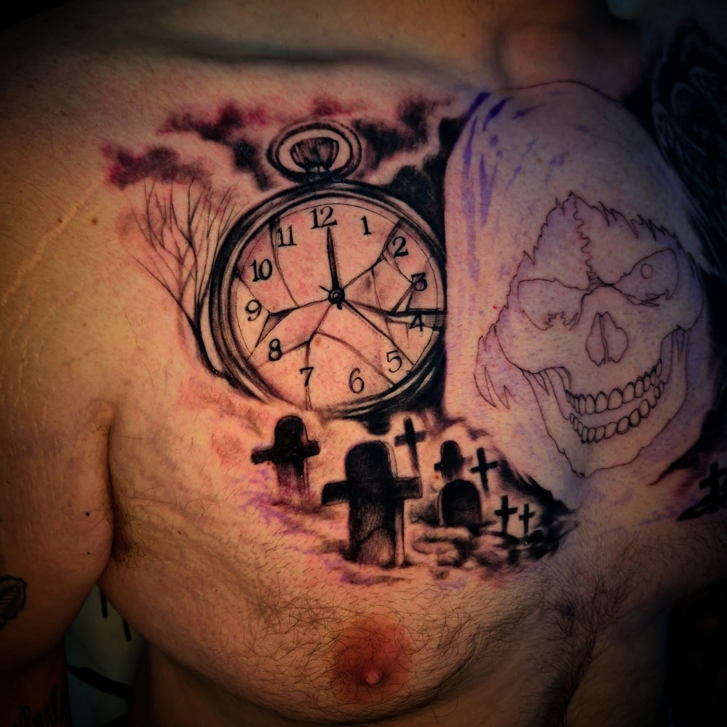 Tattoo by @wizard_tattooer — dark_realism