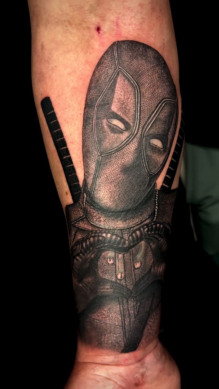 Tattoo by @brooksctattoos — realism, black_and_grey