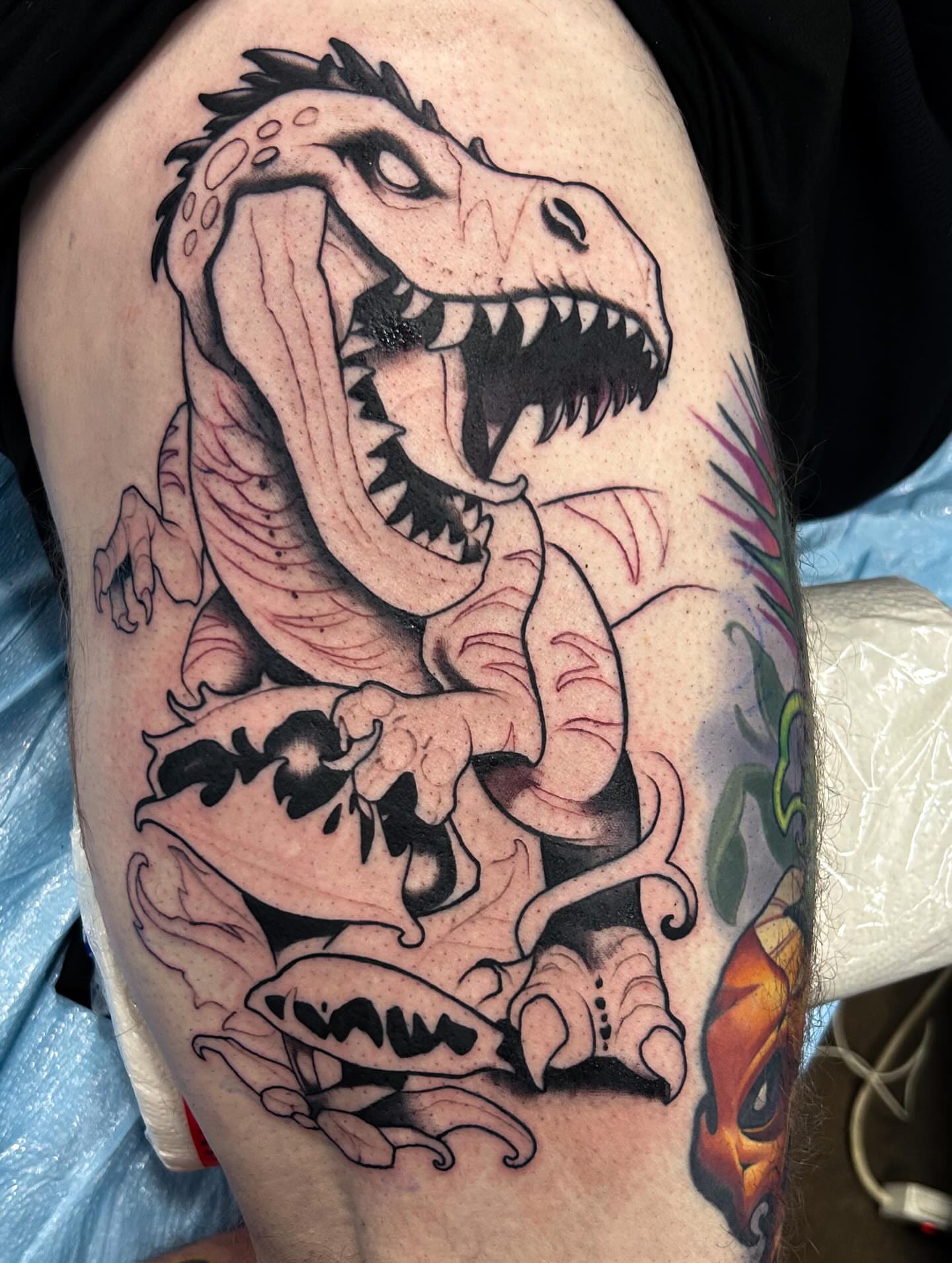 Tattoo by @timmy_b_413 — black_and_grey