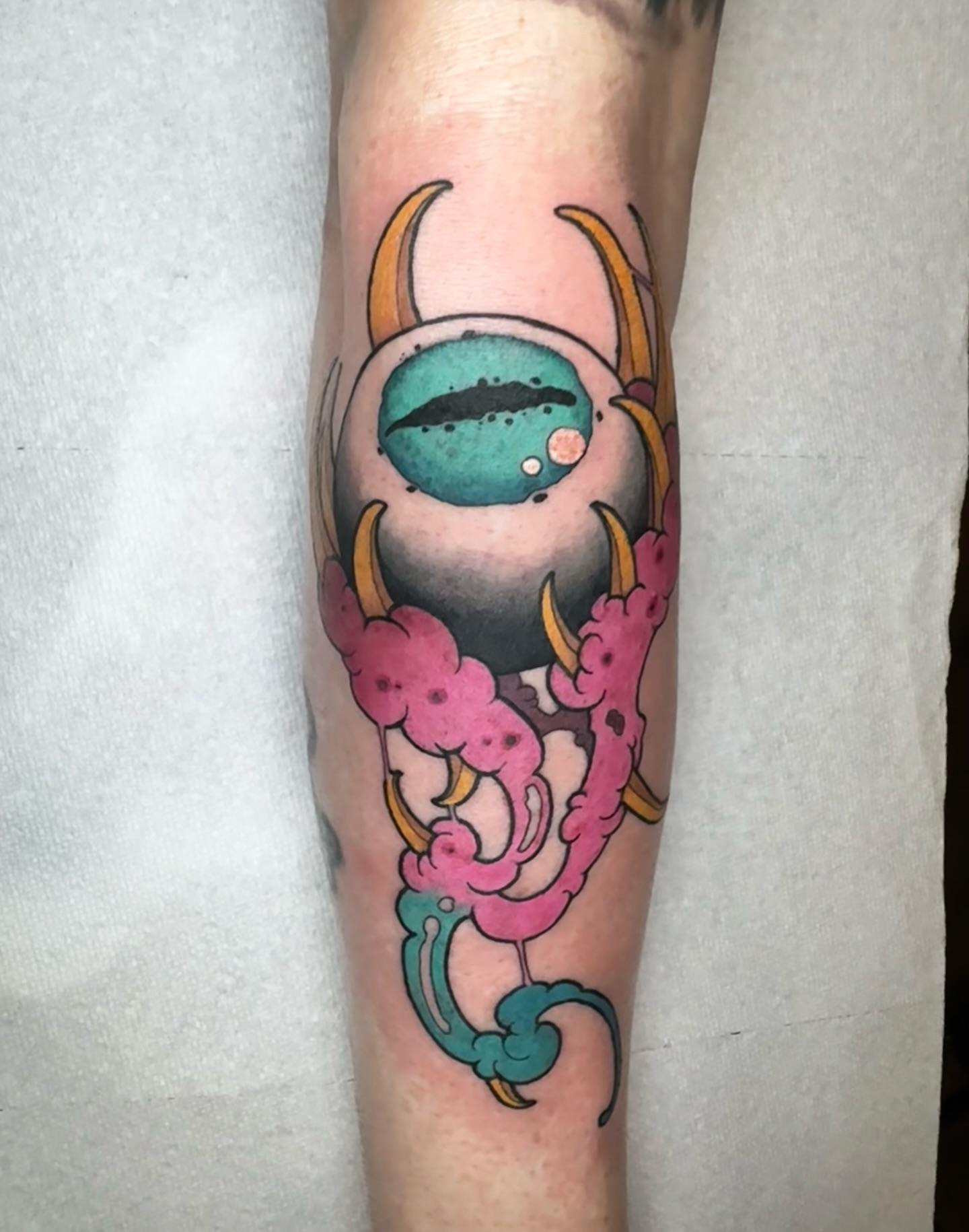 Tattoo by @casket_trash — new_school, surrealism