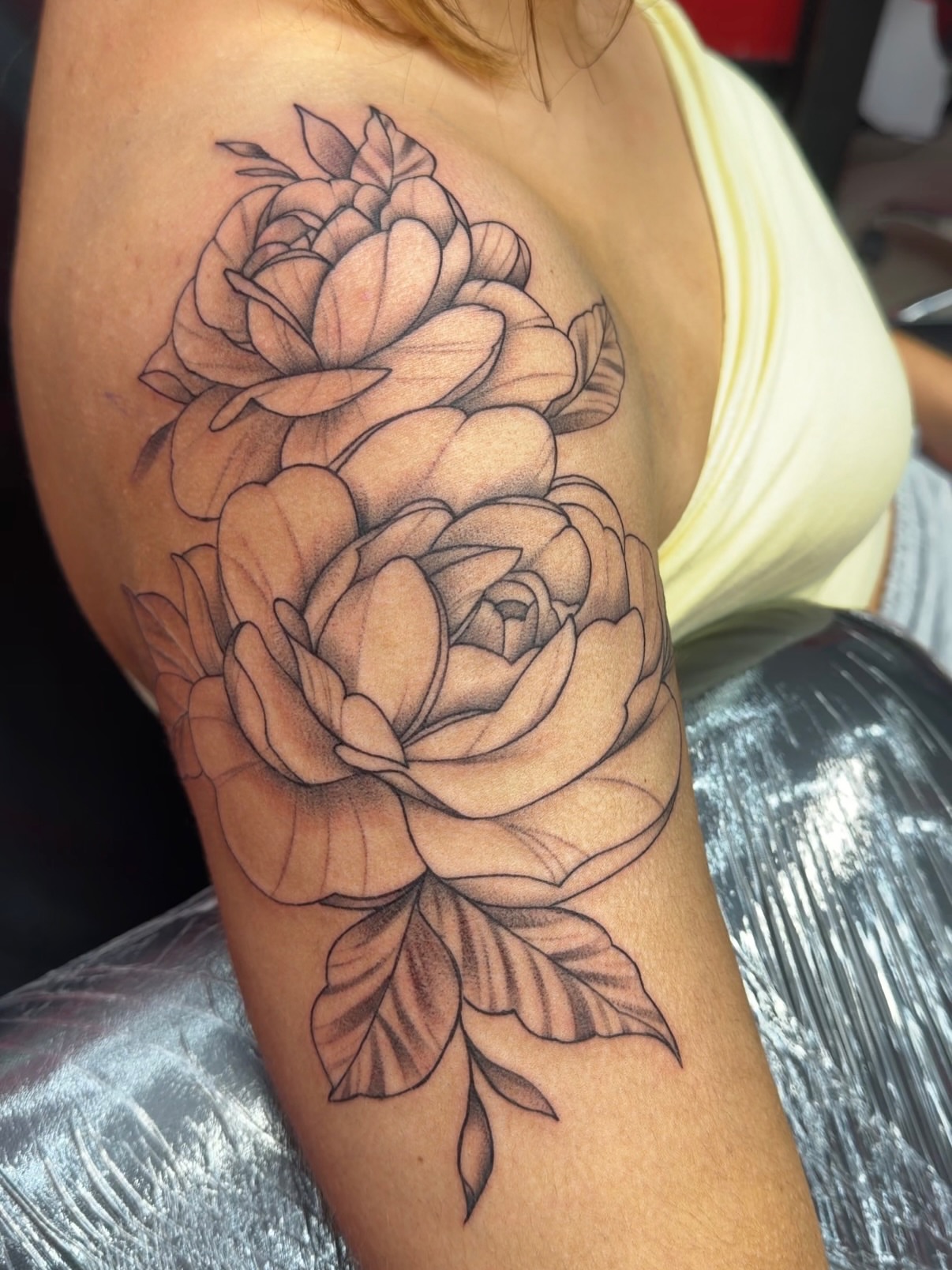 Tattoo by @tatsbycurtii — black_and_grey