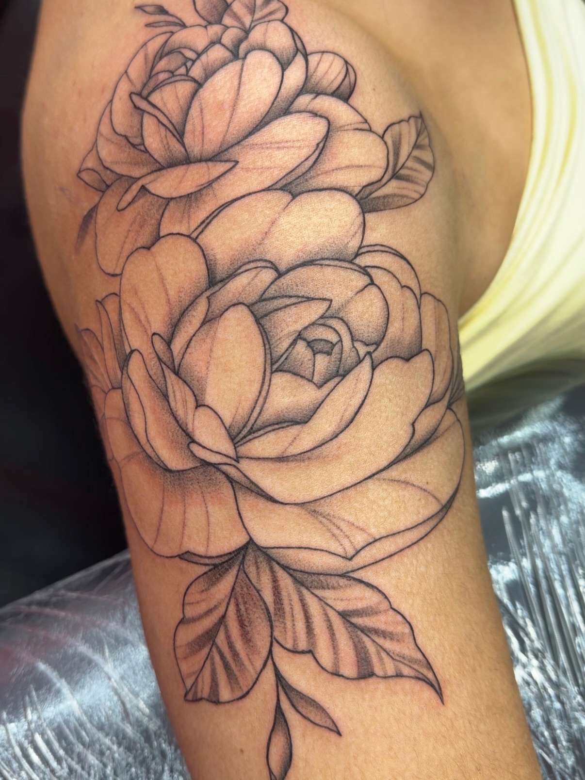 Tattoo by @tatsbycurtii — black_and_grey