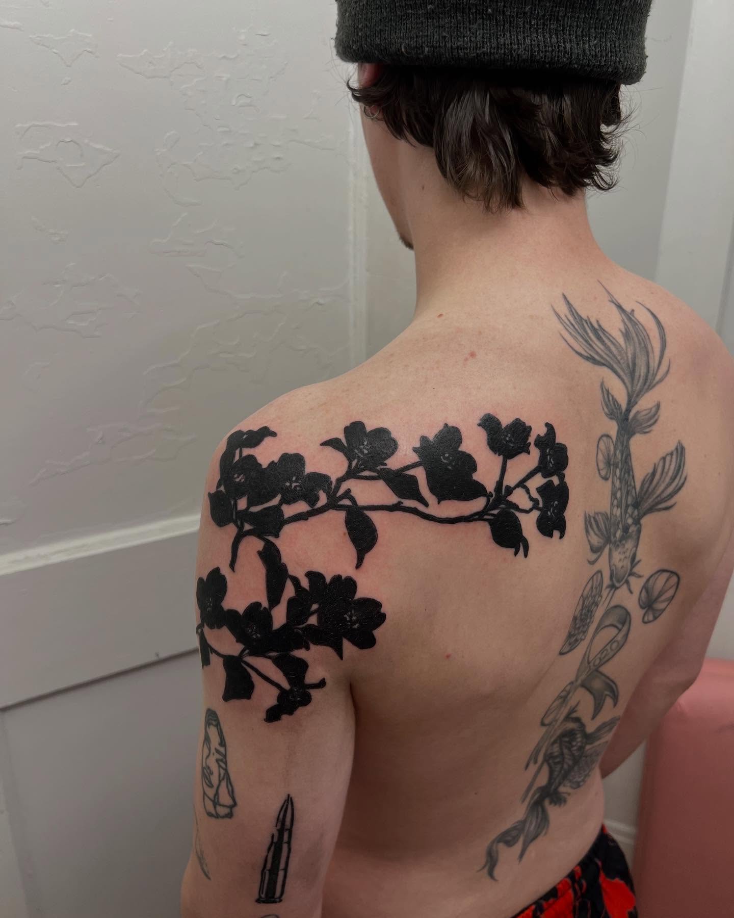 Tattoo by @ineedarocketlauncher — black_and_grey
