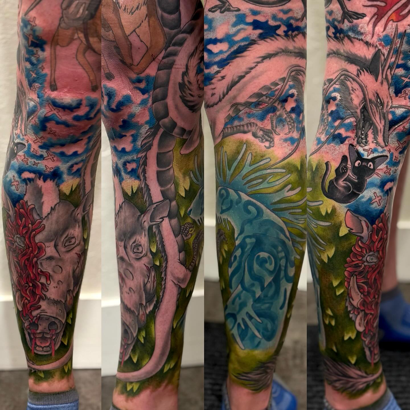 Tattoo by @alexis.tattoos — anime, illustrative