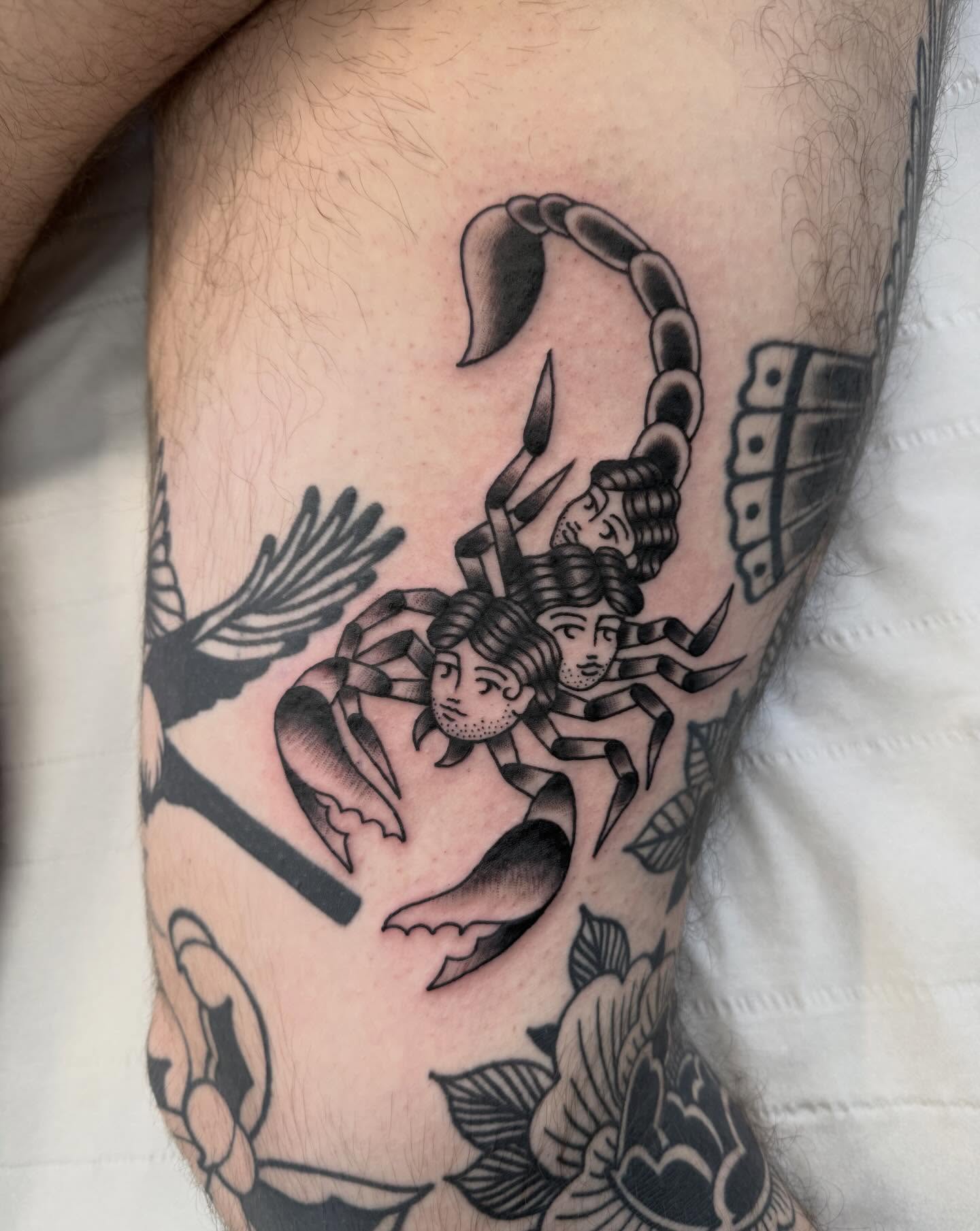 Tattoo by @staygoodtom — american_traditional, black_and_grey