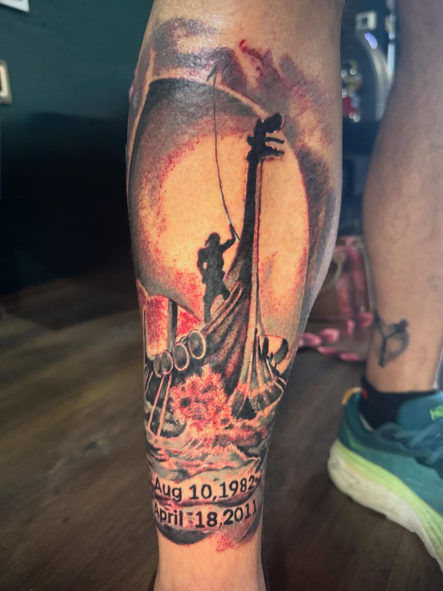 Tattoo by @tink_tattoos — realism, dark_realism