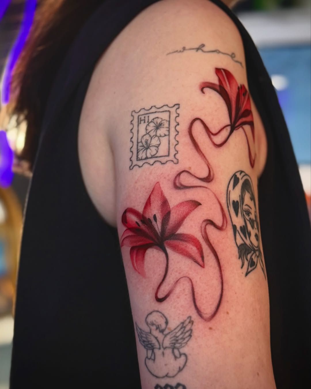Tattoo by @slightlyorange — realism, fine_line