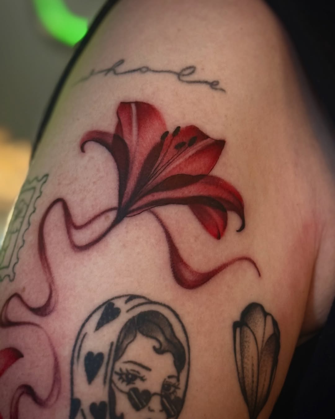 Tattoo by @slightlyorange — realism, fine_line