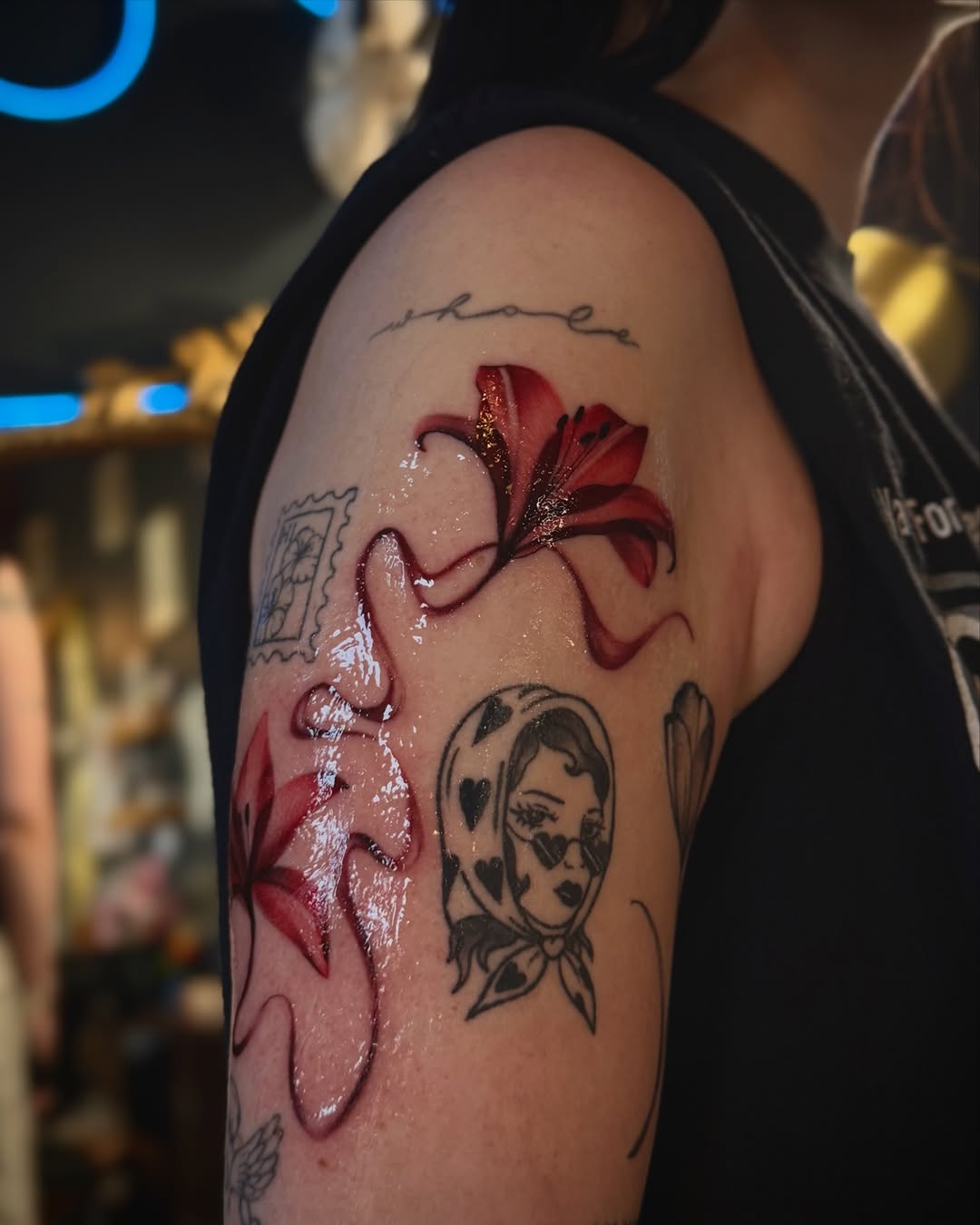 Tattoo by @slightlyorange — realism, fine_line