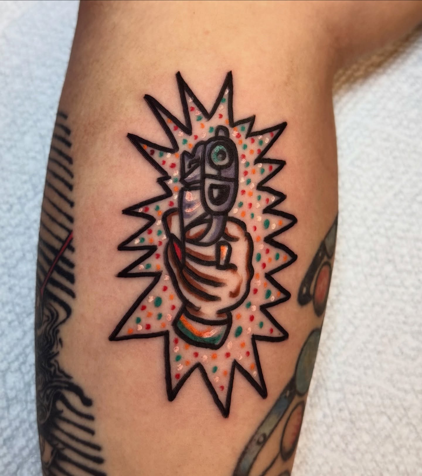 Tattoo by @sodablob — dotwork