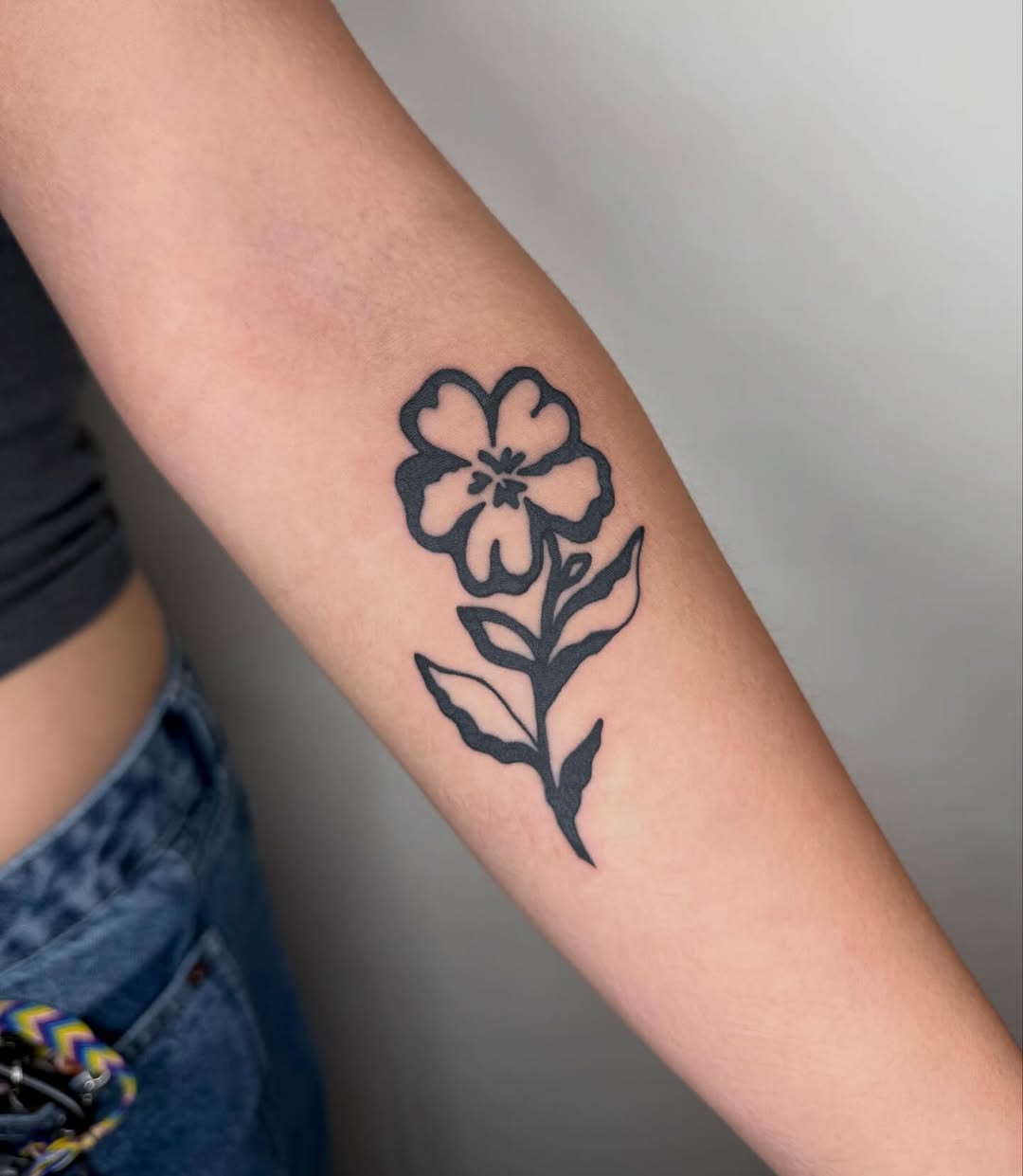 Tattoo by @artby_avarose — blackwork