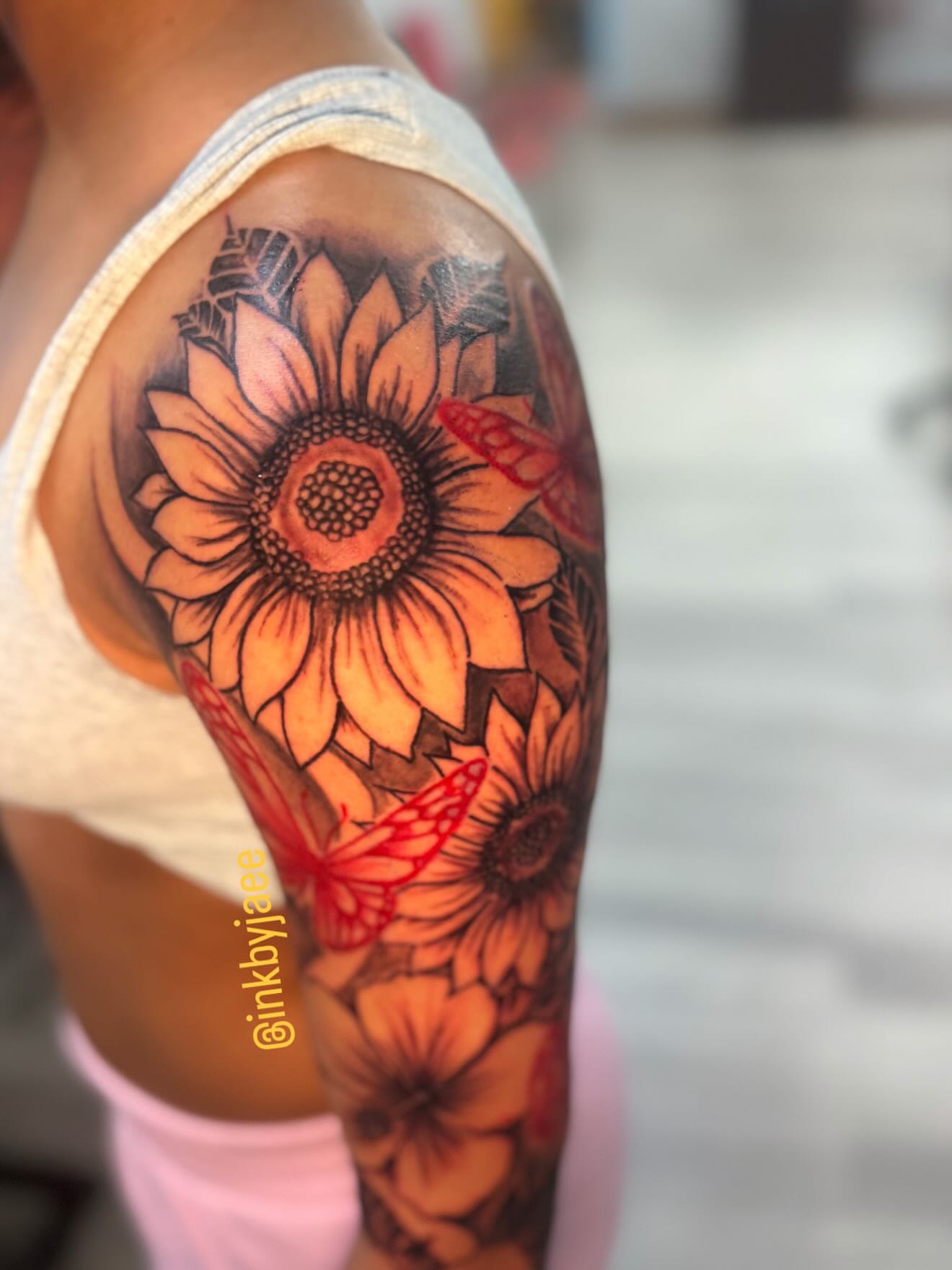 Tattoo by @inkbyjaee — realism, dotwork