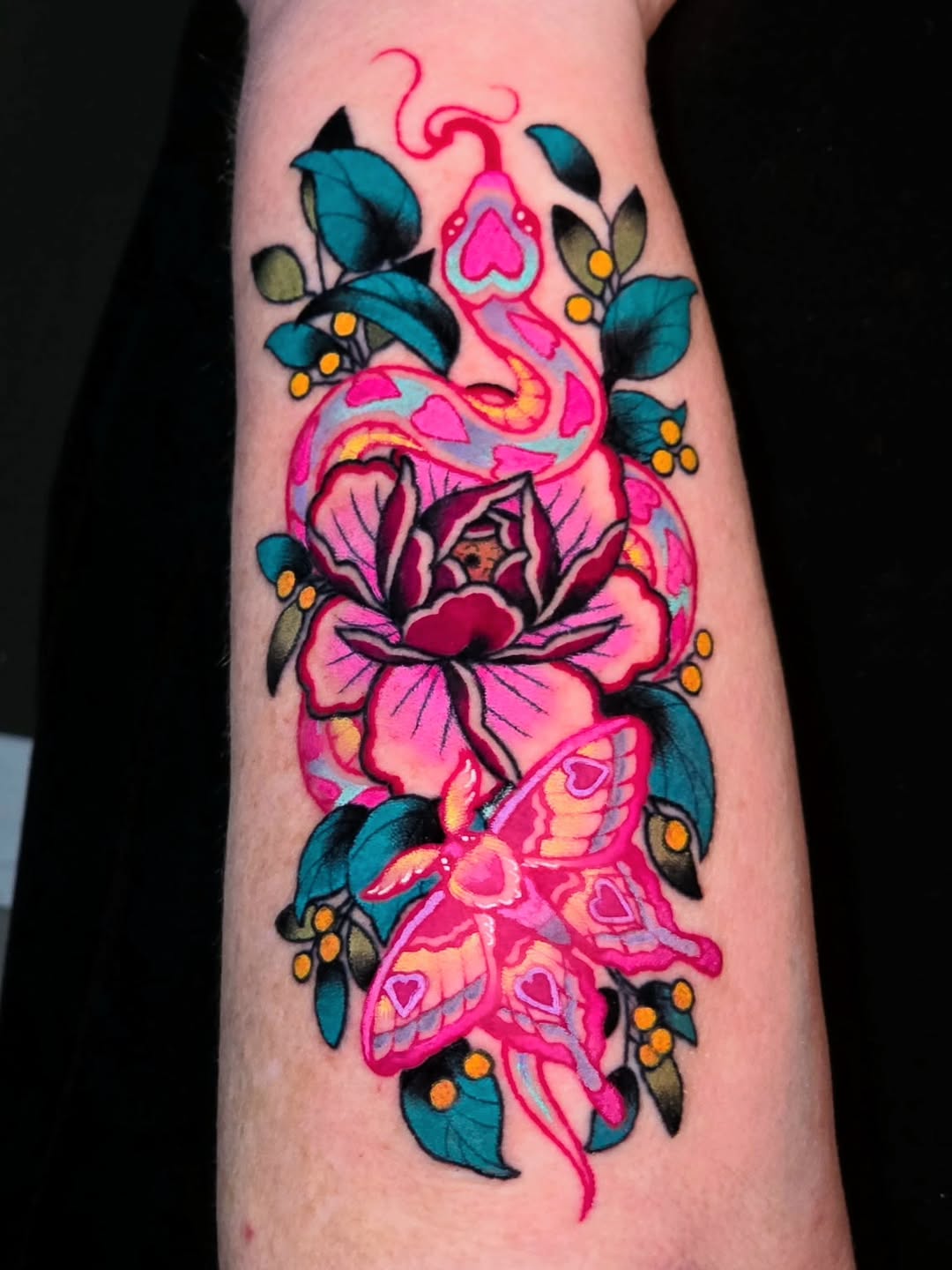 Tattoo by @squiddiepop — neo_traditional, fine_line