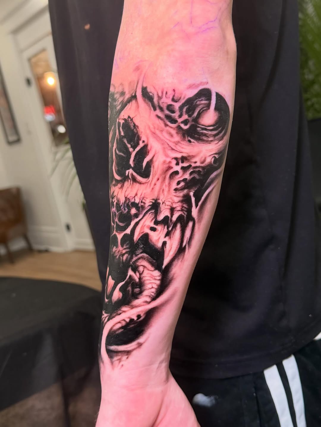 Tattoo by @joe_antonio_tattoos — dark_realism, black_and_grey