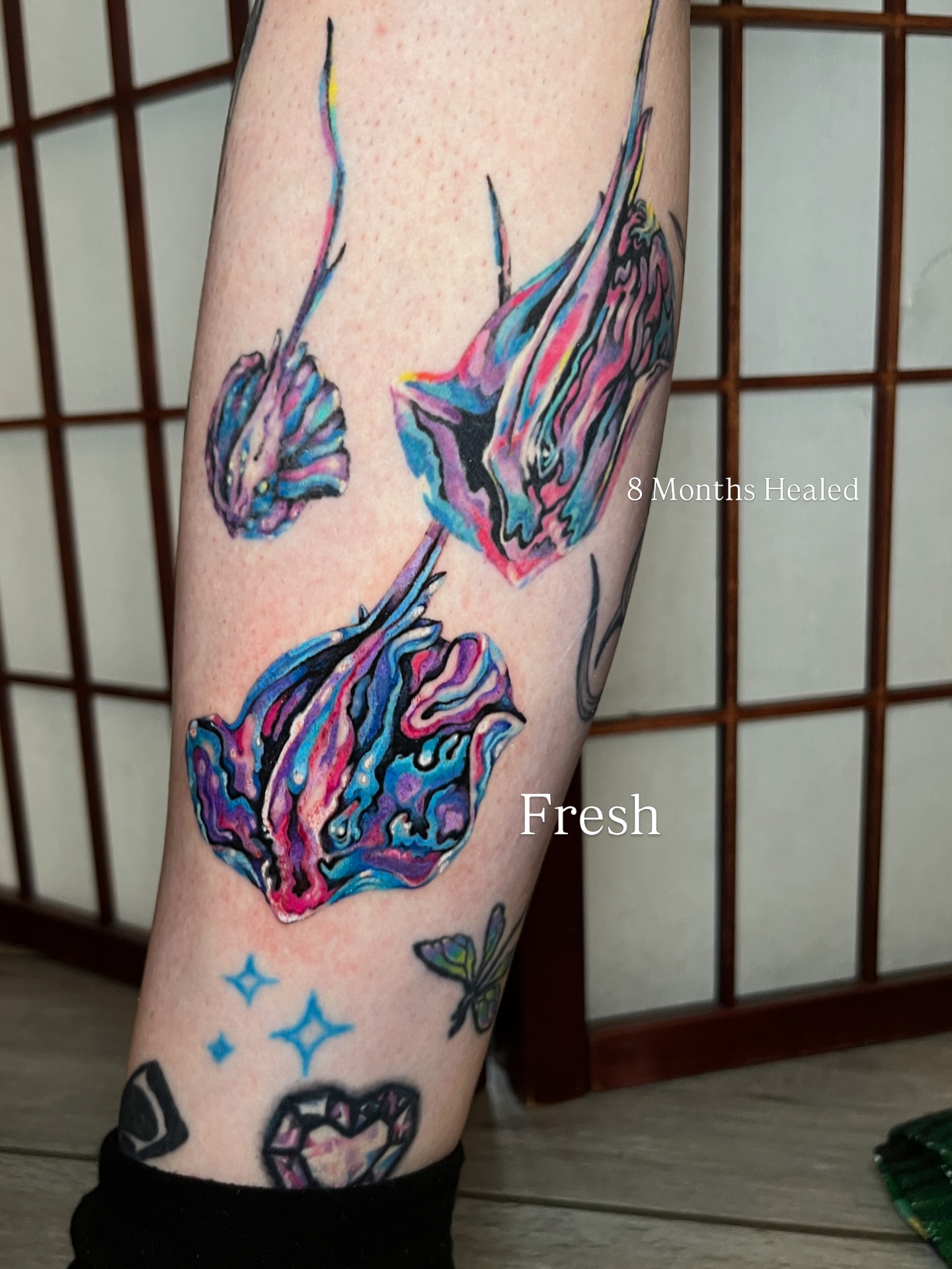 Tattoo by @battlekatgalactica — watercolor