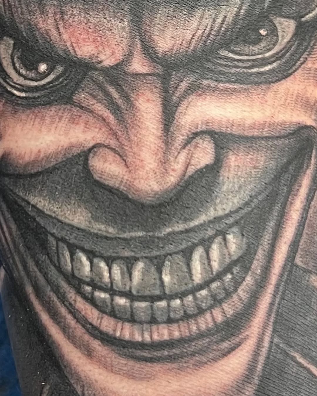 Man's face realism tattoo by Watson Gutkowski